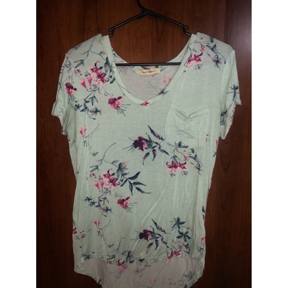 Floral V-Neck Blouse